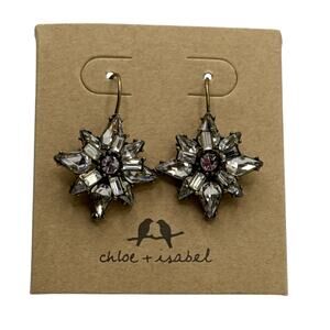 Chloe + Isabel Starburst Crystal Drop Earrings